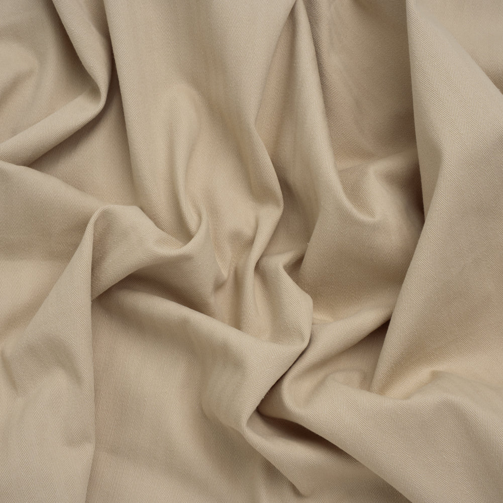 Cotton Herringbone Twill Coutil - Creme Brulee - Farrah Collection