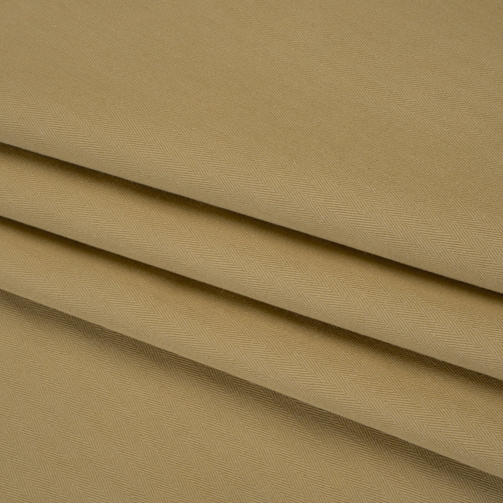 Cotton Herringbone Twill Coutil - Beige - Farrah Collection