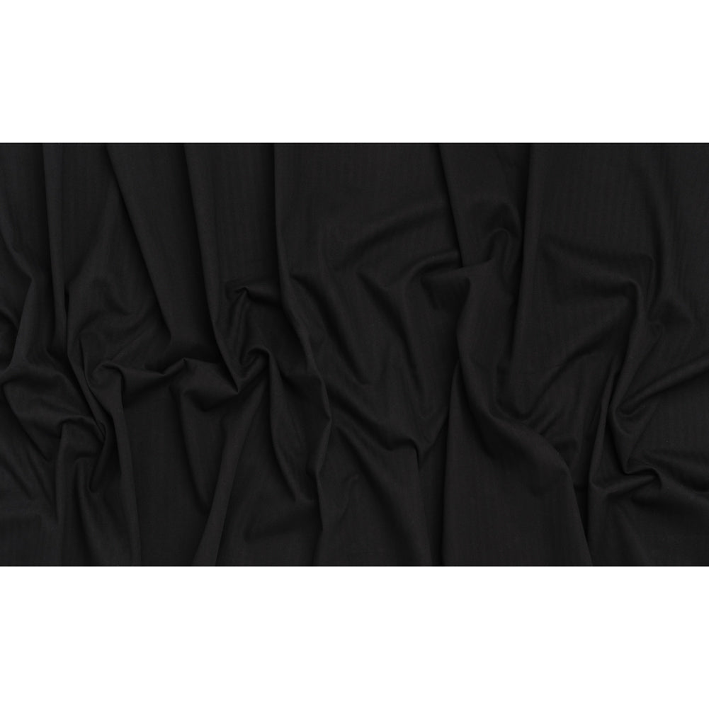 Cotton Herringbone Twill Coutil - Black - Farrah Collection