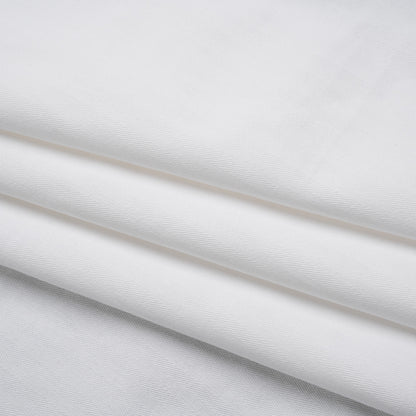 Cotton Herringbone Twill Coutil - White - Farrah Collection