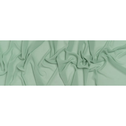 Polyester Chiffon - Sage Green - Designer Deadstock