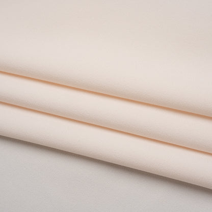 Stretch Polyester Twill Suiting - Ecru