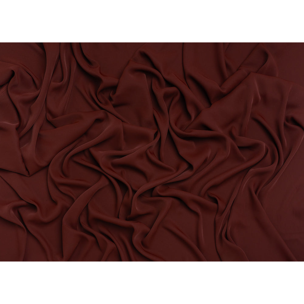 Fluid Recycled Polyester Woven by Max Alexander - Bordeaux - Full