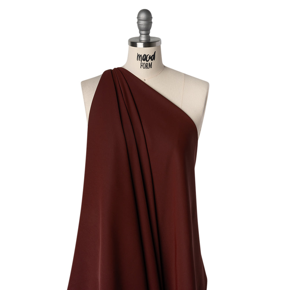 Fluid Recycled Polyester Woven by Max Alexander - Bordeaux Drape