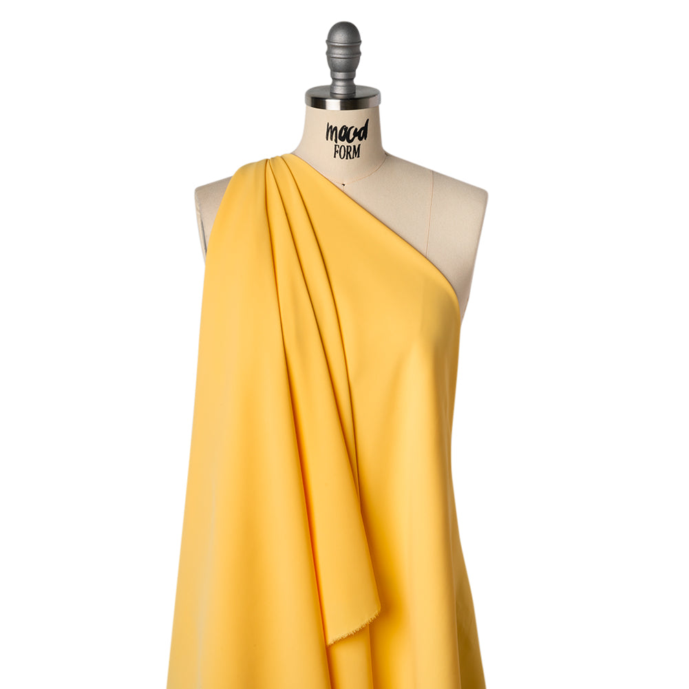 Fluid Recycled Polyester Woven by Max Alexander - Sun Yellow Drape