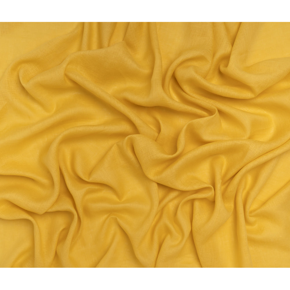 Lightweight Linen Woven - Yellow - Full