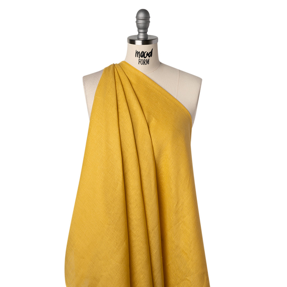 Lightweight Linen Woven - Yellow Drape