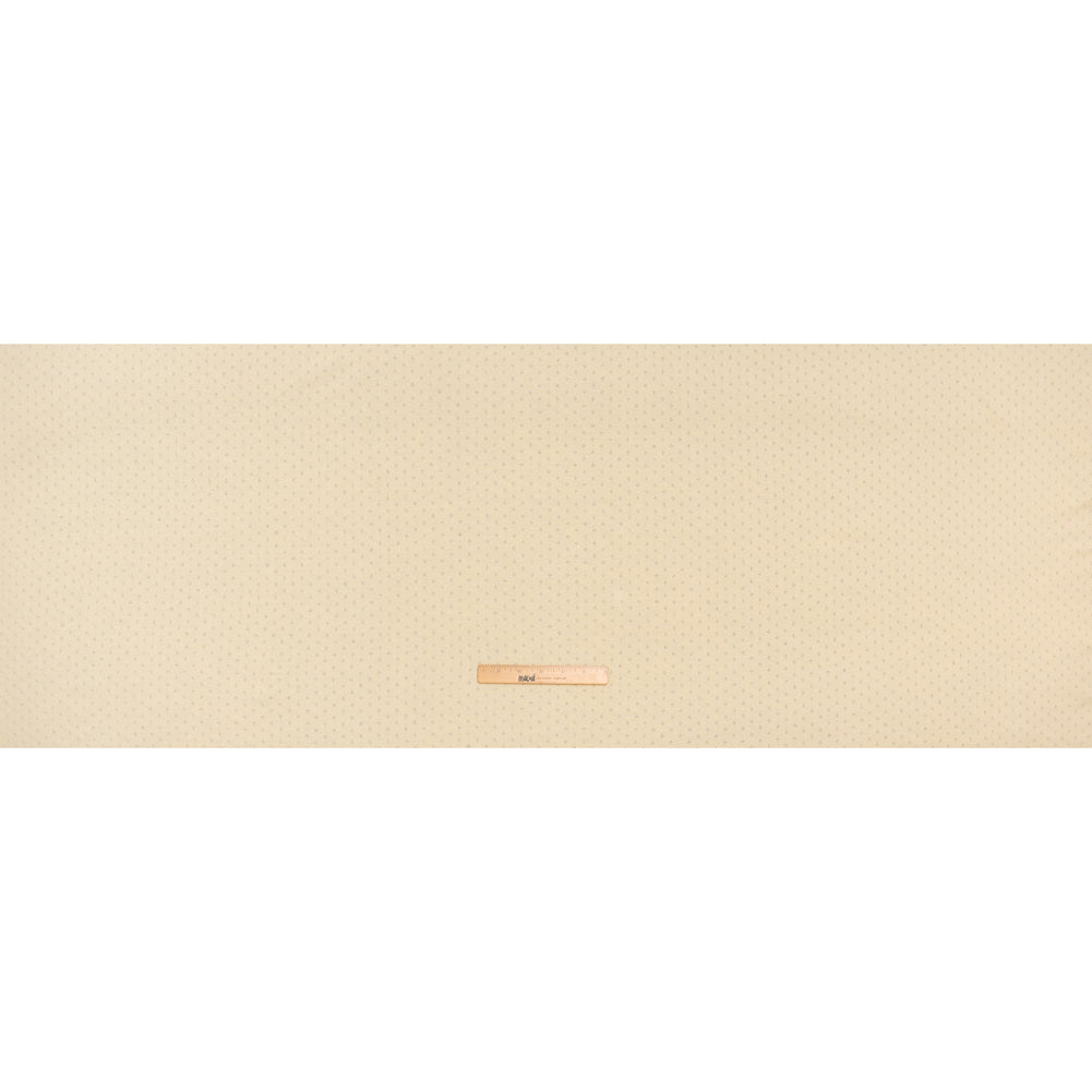Cotton Pointelle Rib Knit - Light Sunshine Yellow Diamonds - Cassy Collection - Full