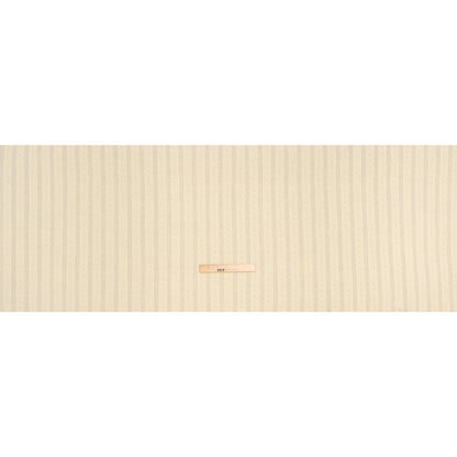 Cotton Pointelle Rib Knit - Light Sunshine Yellow Diamonds and Stripes - Cassy Collection