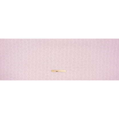 Cotton Pointelle Rib Knit - Blossom Pink Roses - Cassy Collection