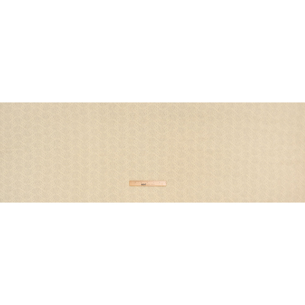 Cotton Pointelle Rib Knit - Light Sunshine Yellow Roses - Cassy Collection - Full