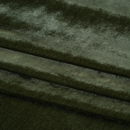 Silk and Rayon Velvet - Thyme - Adelasia Collection Folded