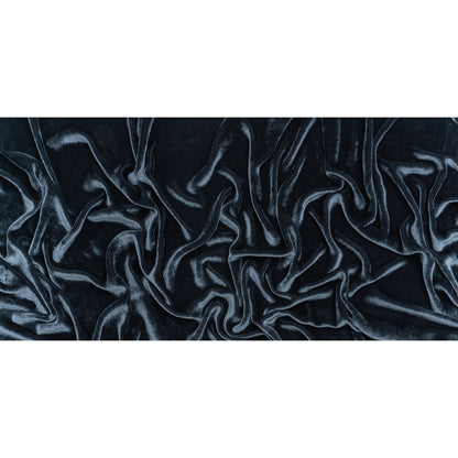 Silk and Rayon Velvet - Midnight Blue - Adelasia Collection - Full