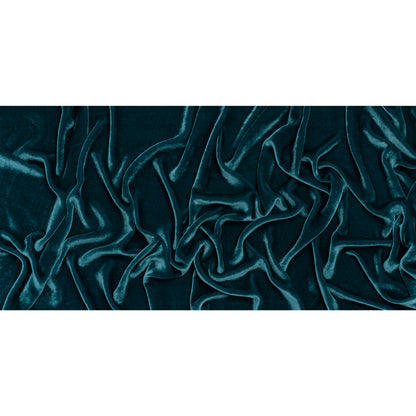 Silk and Rayon Velvet - Blue Coral - Adelasia Collection - Full