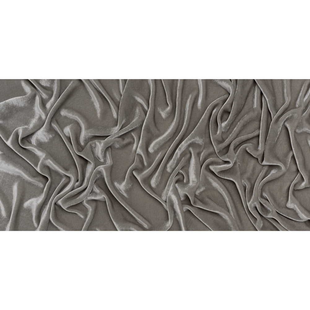 Silk and Rayon Velvet - Ultimate Gray - Adelasia Collection - Full