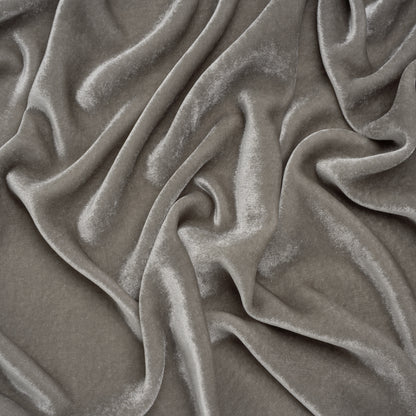 Silk and Rayon Velvet - Ultimate Gray - Adelasia Collection