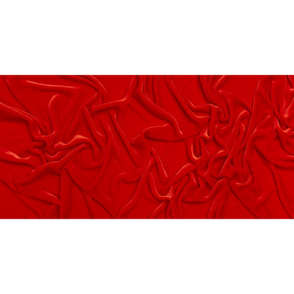 Silk and Rayon Velvet - Fiery Red - Adelasia Collection - Full