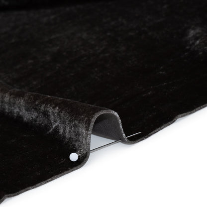 Silk and Rayon Velvet - Total Eclipse - Adelasia Collection Detail
