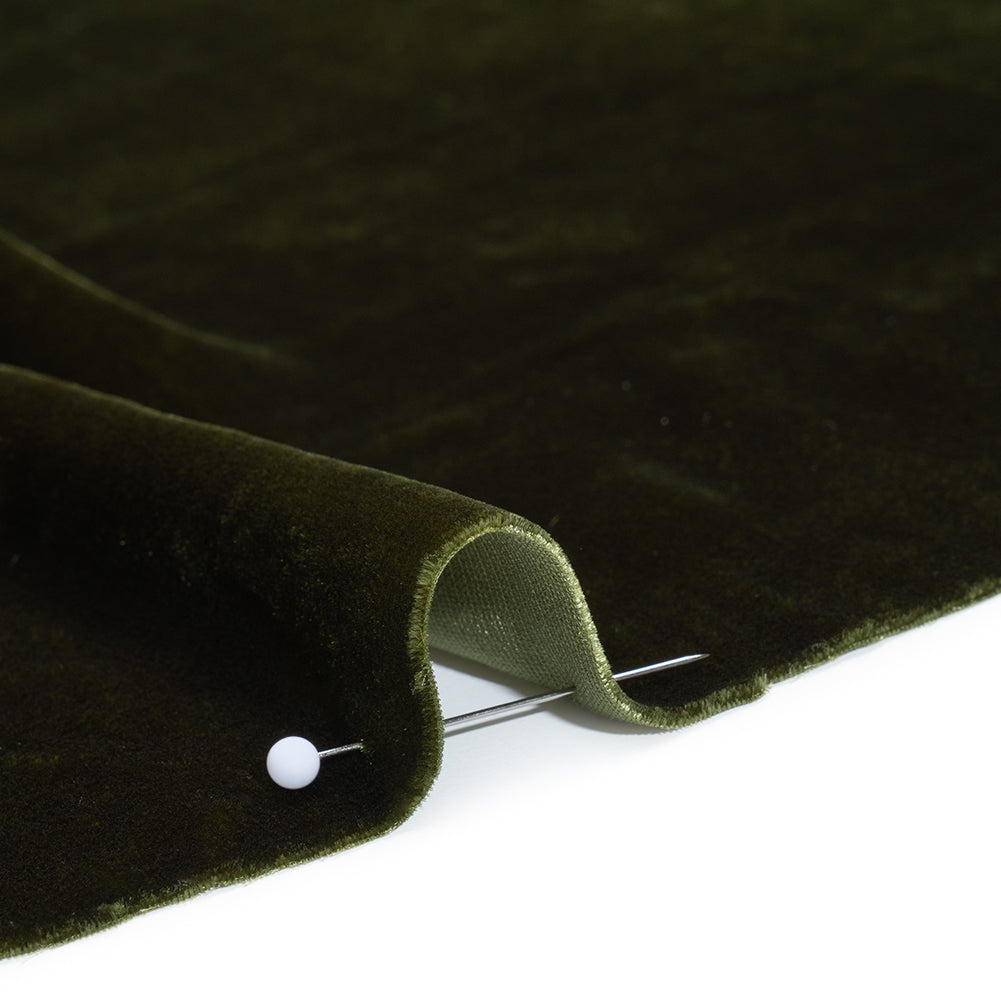 Silk and Rayon Velvet - Mountain View - Adelasia Collection Detail