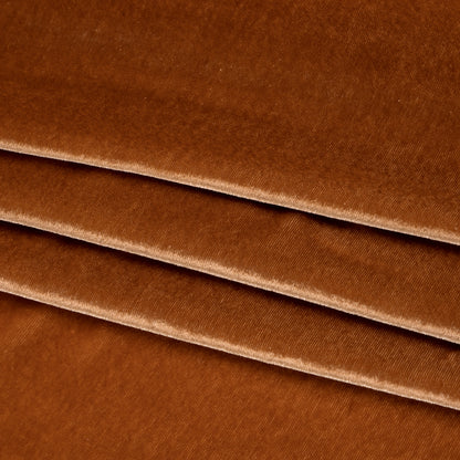 Silk and Rayon Velvet - Mocha Mousse - Adelasia Collection Folded
