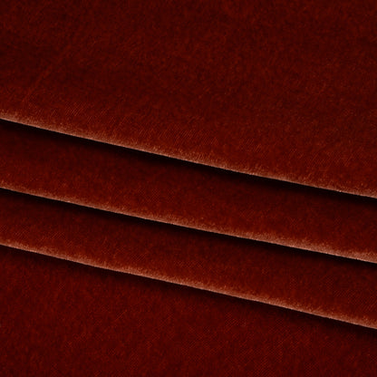 Silk and Rayon Velvet - Ruby Wine - Adelasia Collection Folded