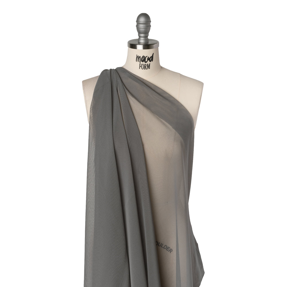 Polyester Mesh - Dark Gray - Drape