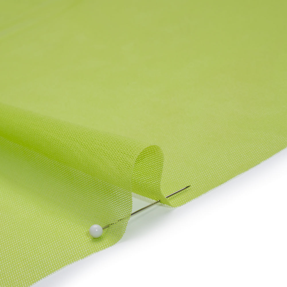 Polyester Mesh - Bright Lime - Detail