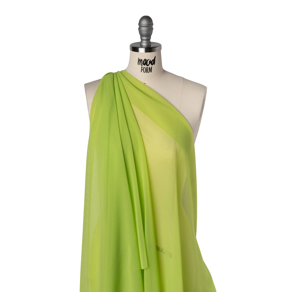 Polyester Mesh - Bright Lime - Drape