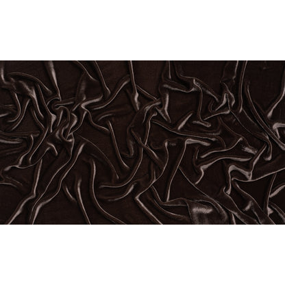 Silk and Rayon Velvet - Coffee Bean - Adelasia Collection