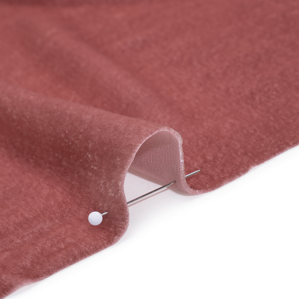 Silk and Rayon Velvet - Foxglove - Adelasia Collection - Detail