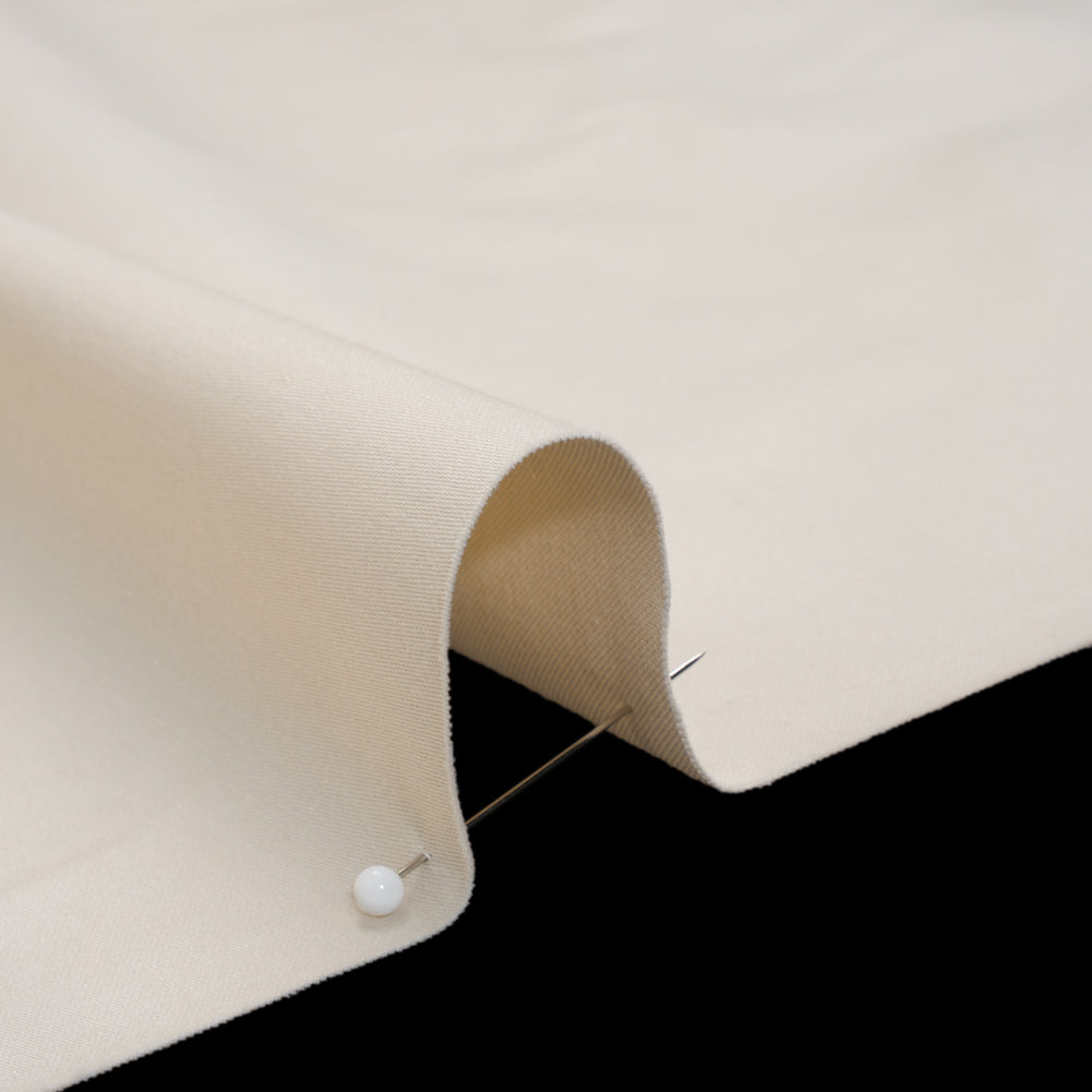 Mercerized Cotton Sateen - Ivory - Mallory Collection - Detail