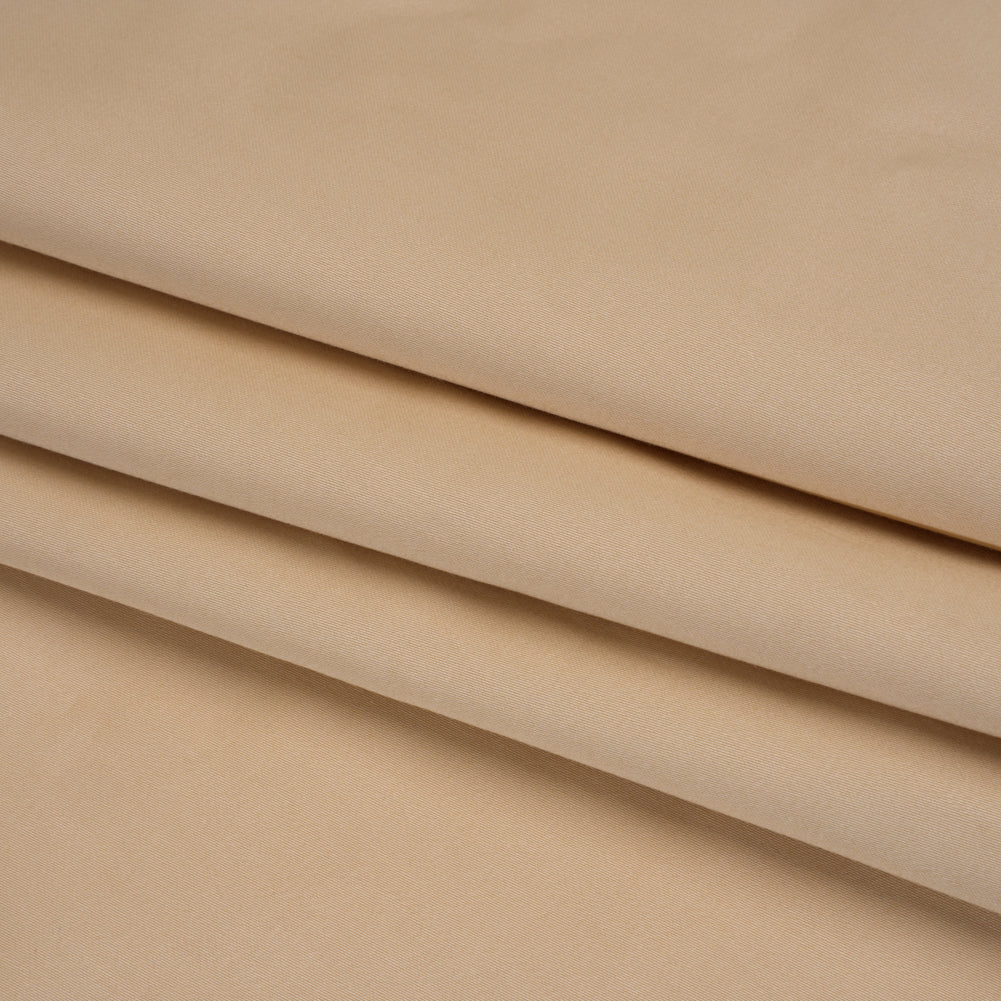 Mercerized Cotton Sateen - Bisque - Mallory Collection - Folded