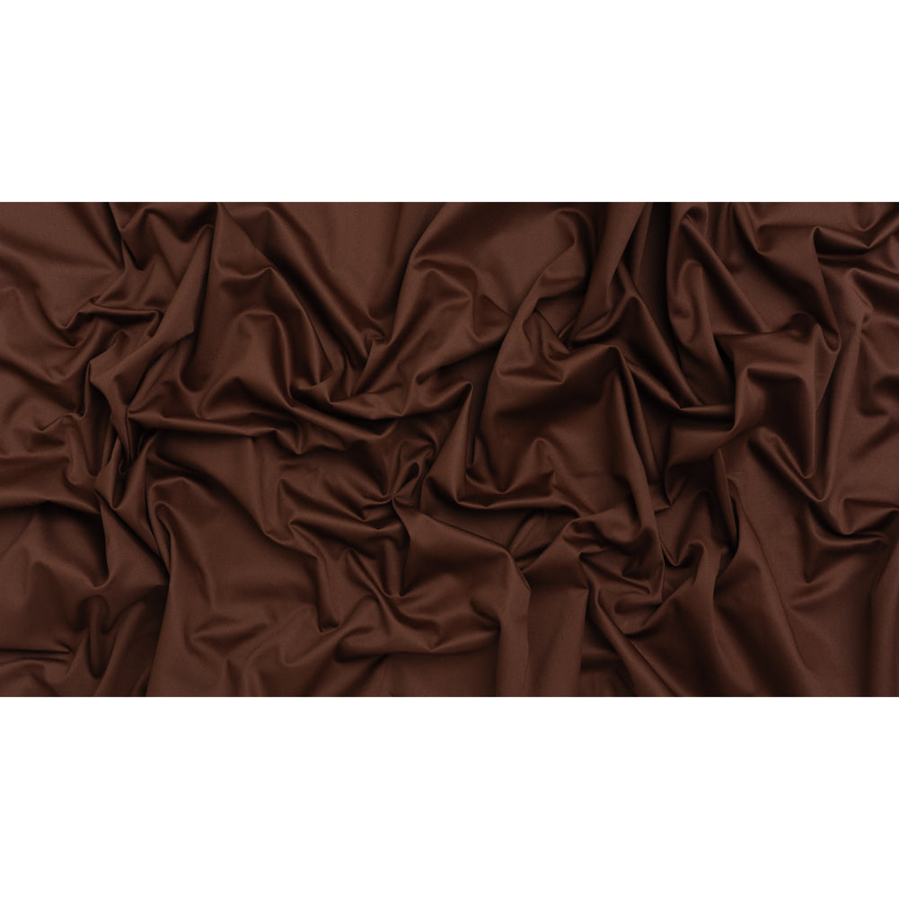 Mercerized Cotton Sateen - Chocolate - Mallory Collection - Full