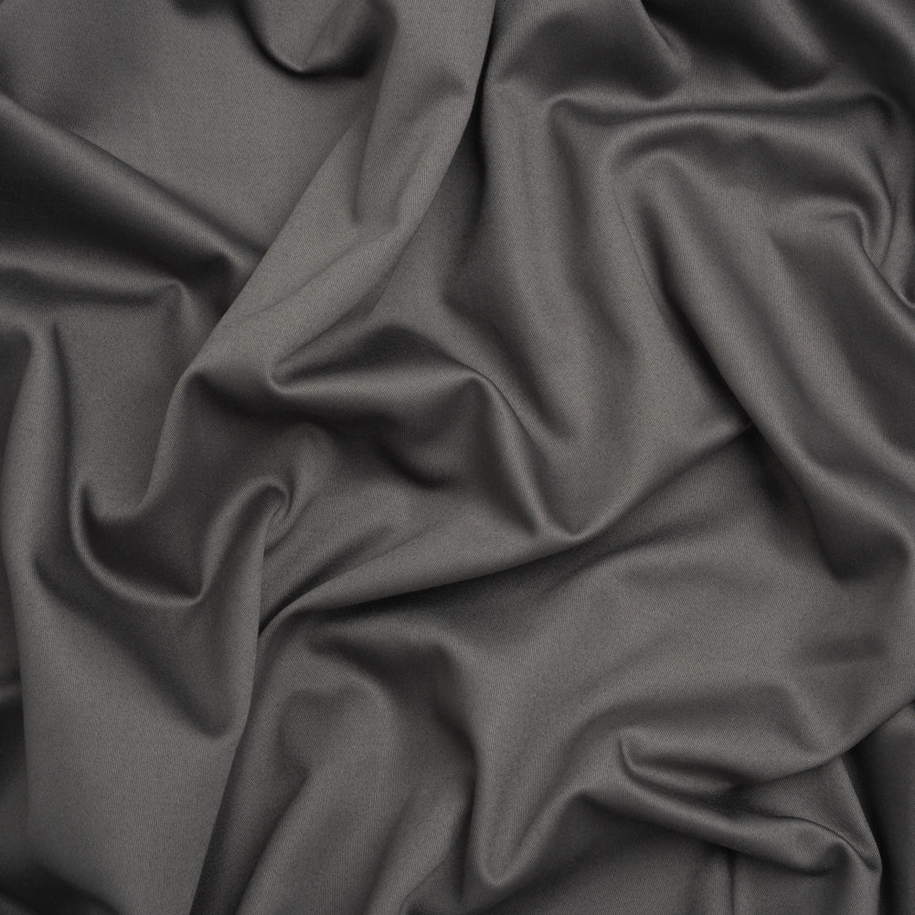 Mercerized Cotton Sateen - Granite - Mallory Collection