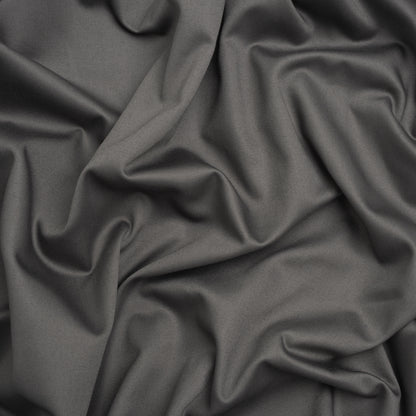 Mercerized Cotton Sateen - Granite - Mallory Collection