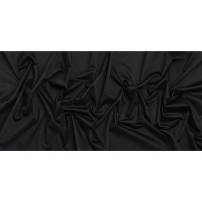 Mercerized Cotton Sateen - Ebony - Mallory Collection