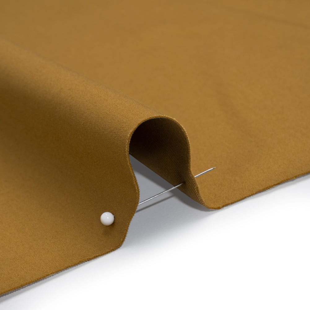 Mercerized Cotton Sateen - Curry - Mallory Collection - Detail