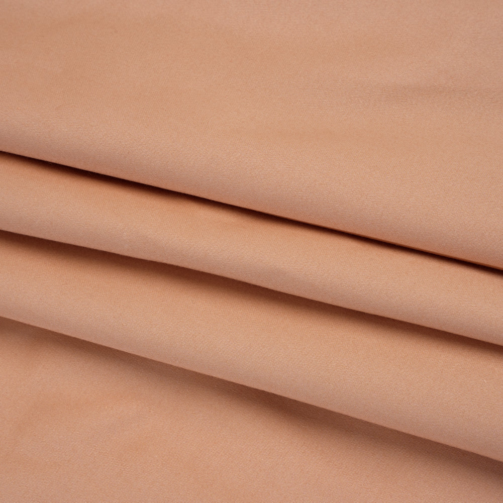 Mercerized Cotton Sateen - Prawn - Mallory Collection - Folded