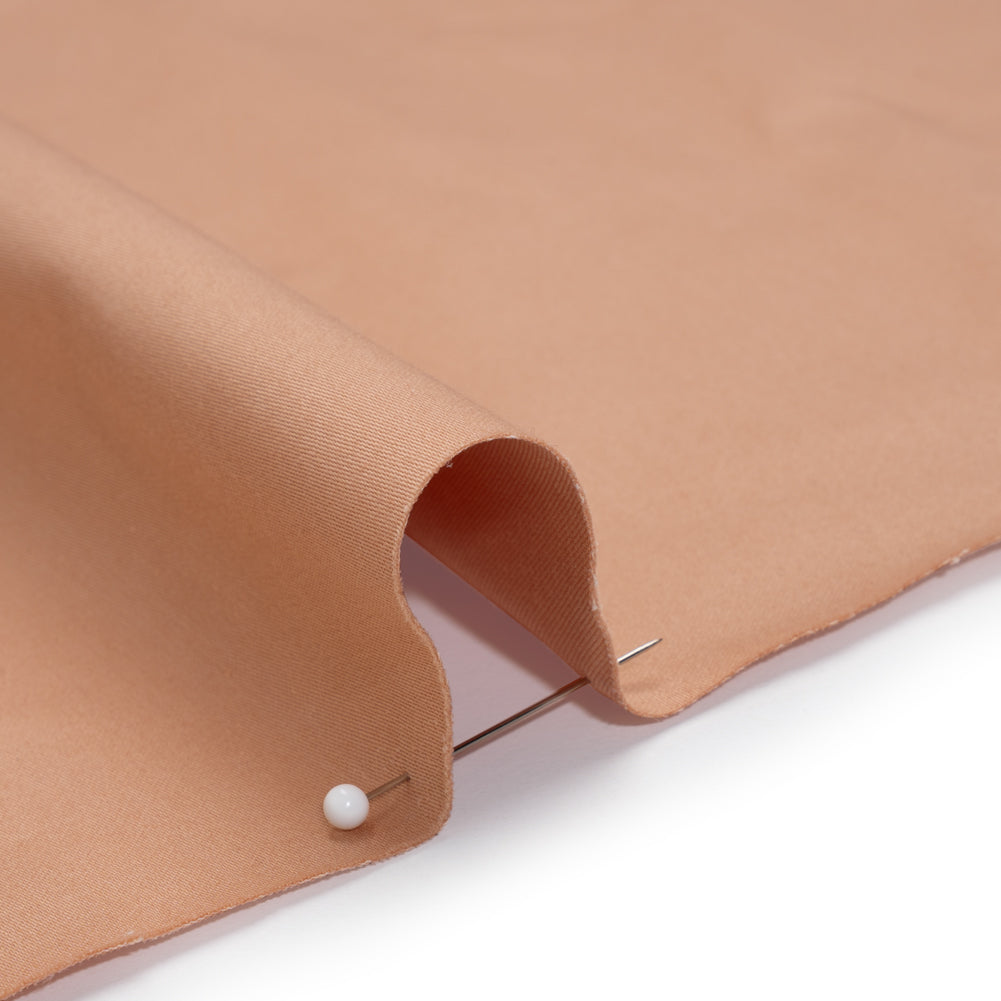 Mercerized Cotton Sateen - Prawn - Mallory Collection - Detail