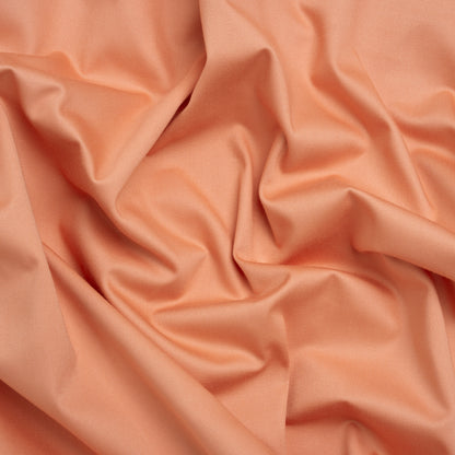 Mercerized Cotton Sateen - Peach - Mallory Collection
