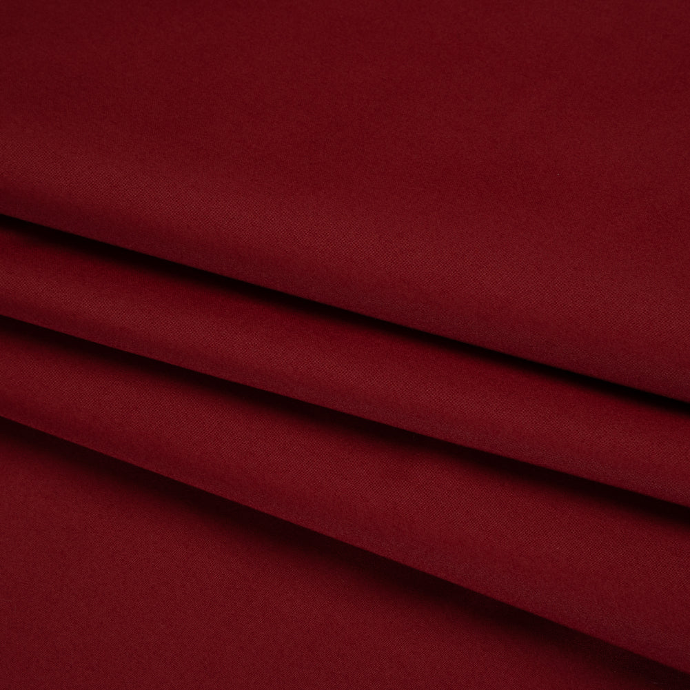 Mercerized Cotton Sateen - Cassis Red - Mallory Collection - Folded