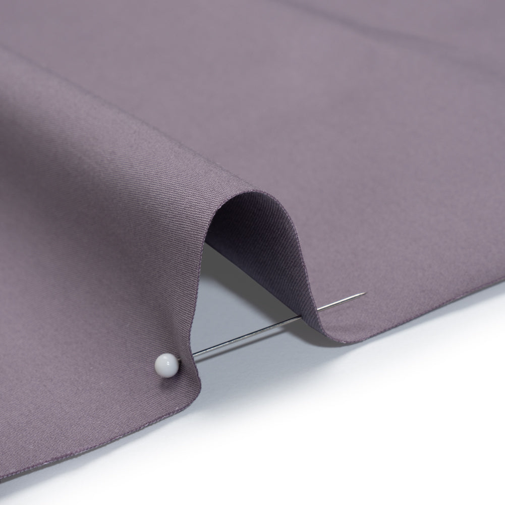 Mercerized Cotton Sateen - Iris Purple - Mallory Collection - Detail