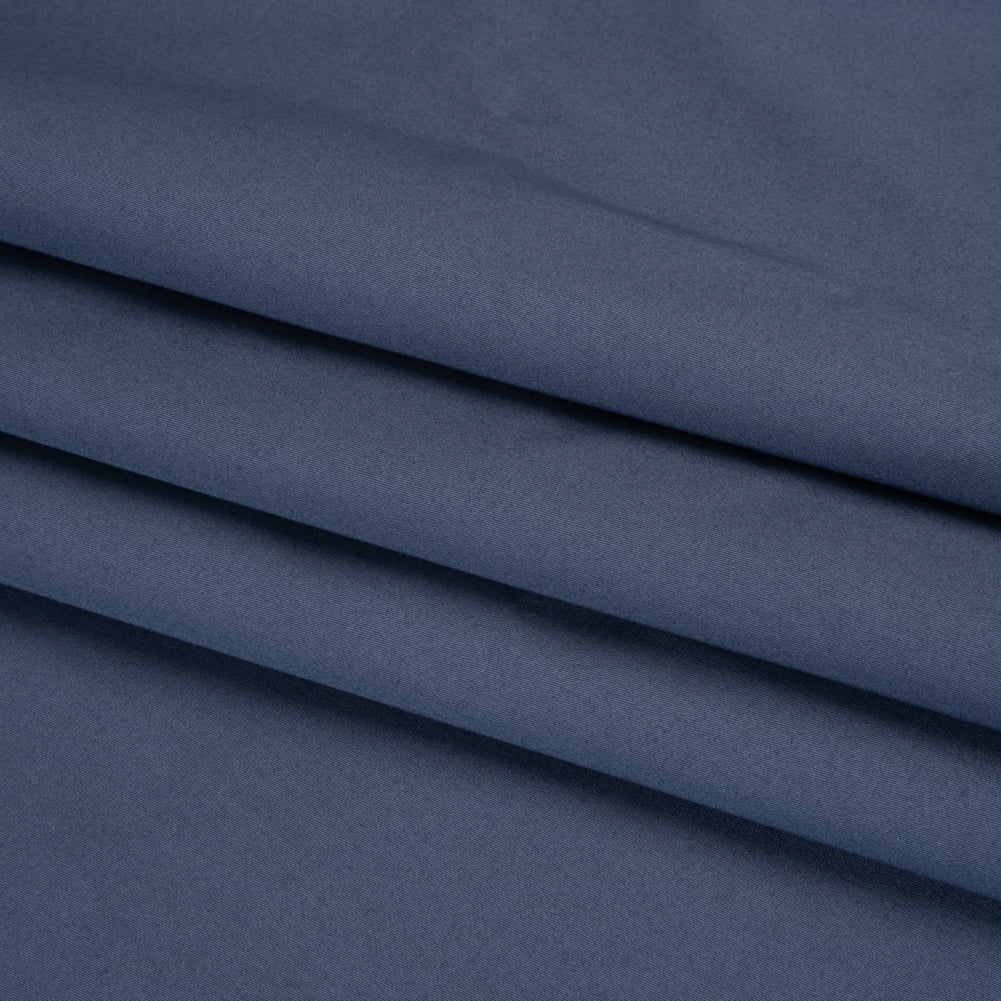Mercerized Cotton Sateen - Federal Blue - Mallory Collection - Folded
