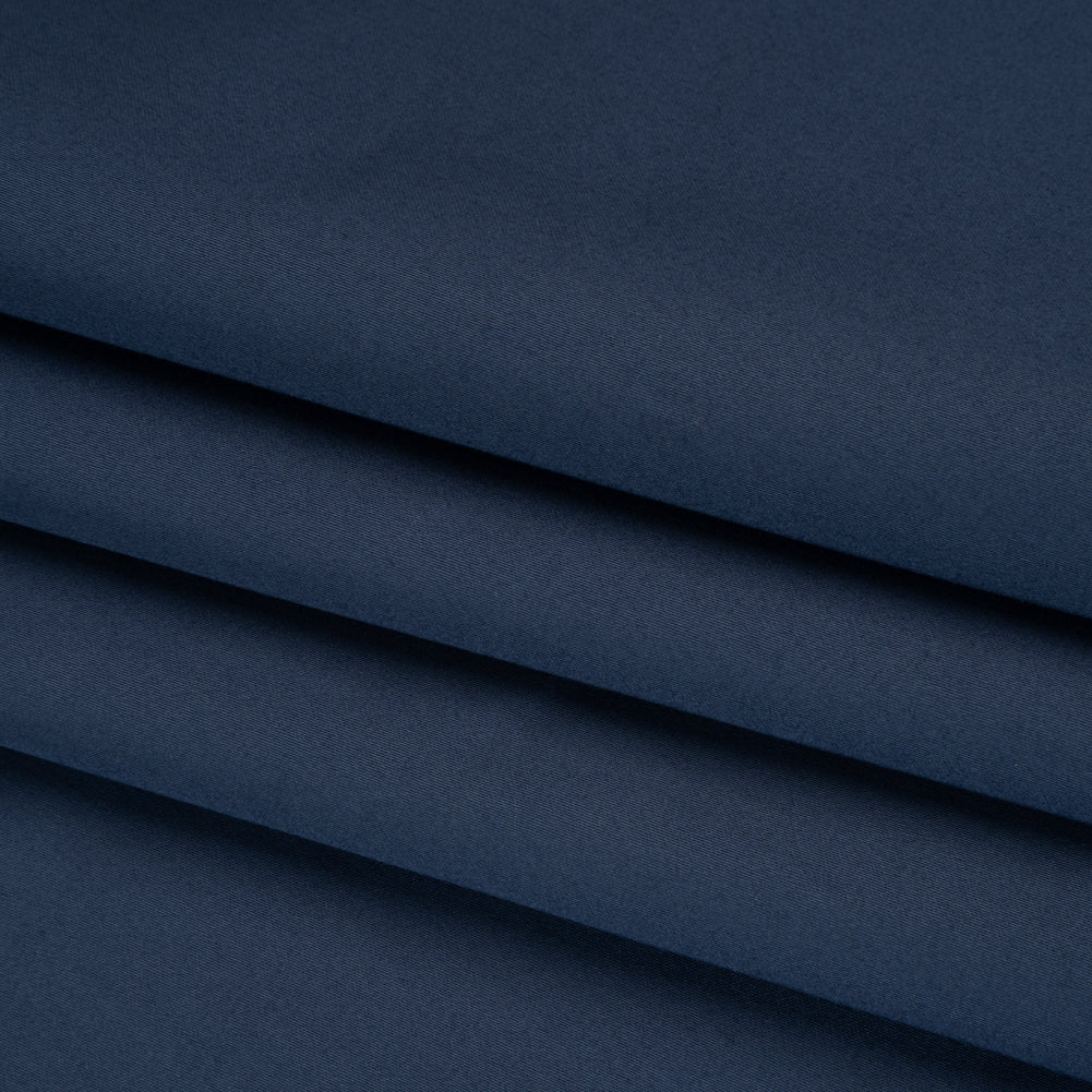 Mercerized Cotton Sateen - Officer Blue - Mallory Collection - Folded