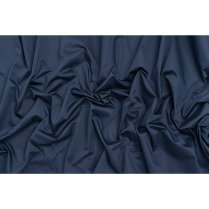 Mercerized Cotton Sateen - Officer Blue - Mallory Collection
