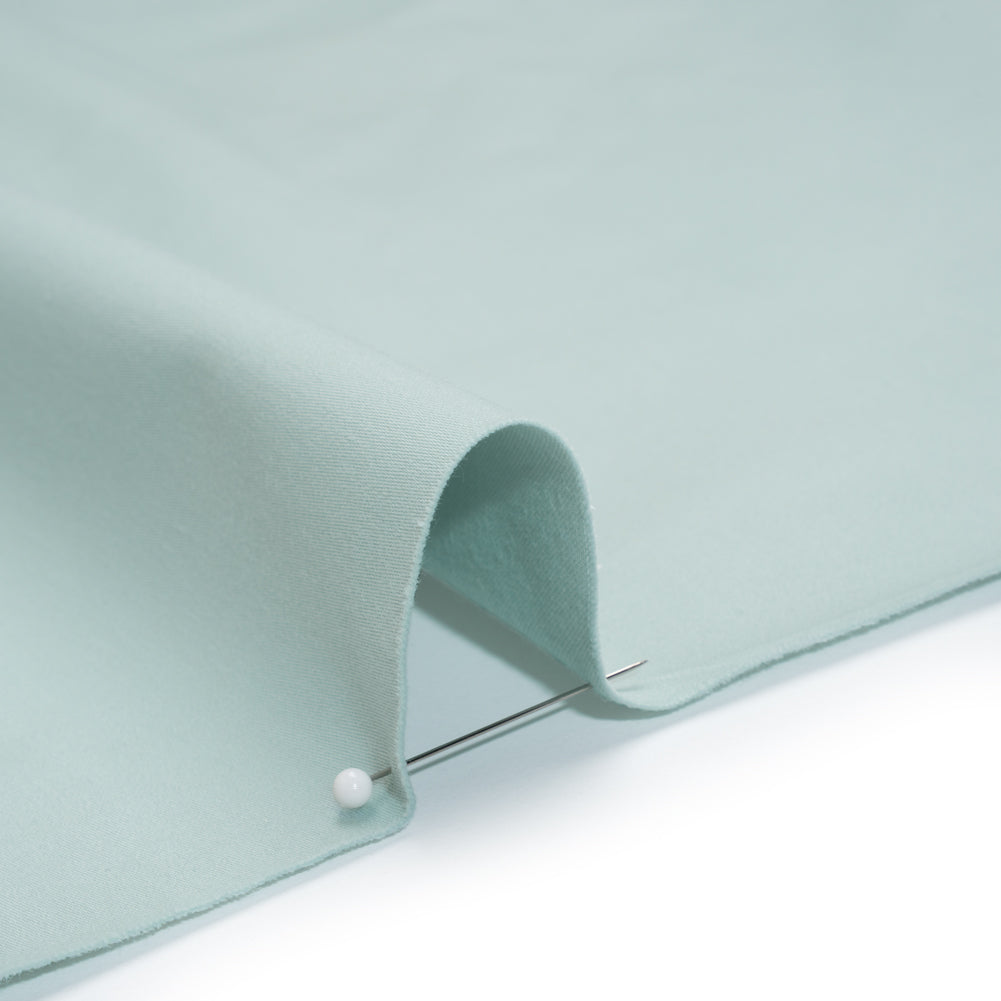 Mercerized Cotton Sateen - Sky Blue - Mallory Collection - Detail