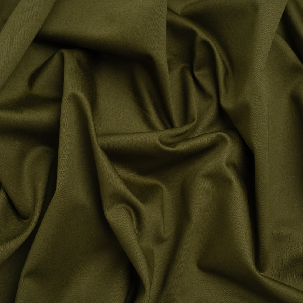 Mercerized Cotton Sateen - Loden Green - Mallory Collection