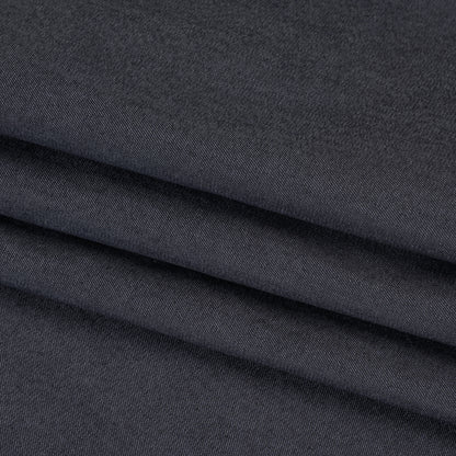Stretch Cotton Denim Made in Italy - Charcoal Blue