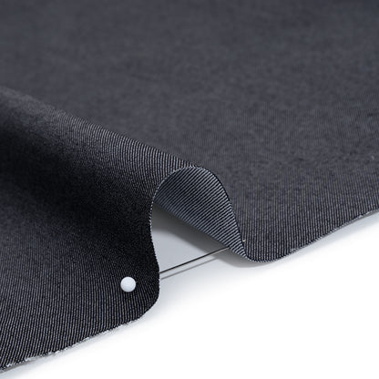 Stretch Cotton Denim Made in Italy - Charcoal Blue