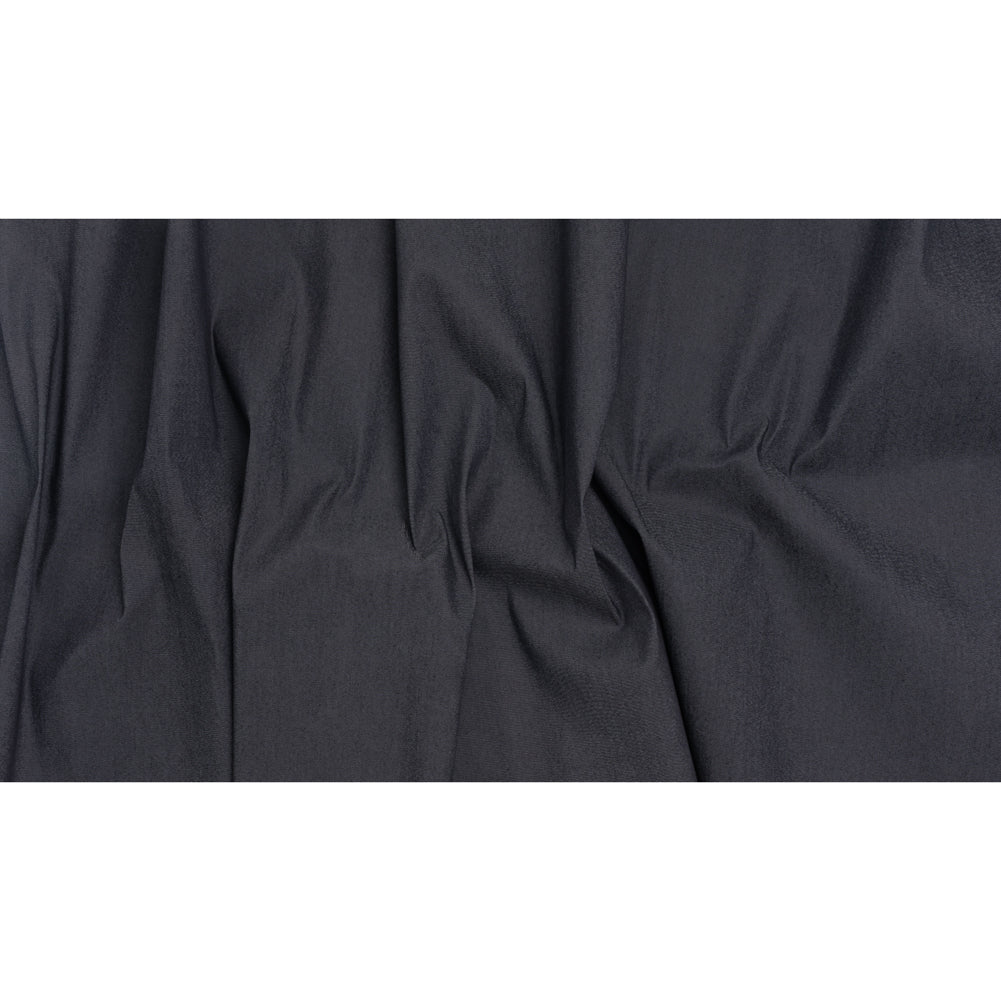Stretch Cotton Denim Made in Italy - Charcoal Blue - Full